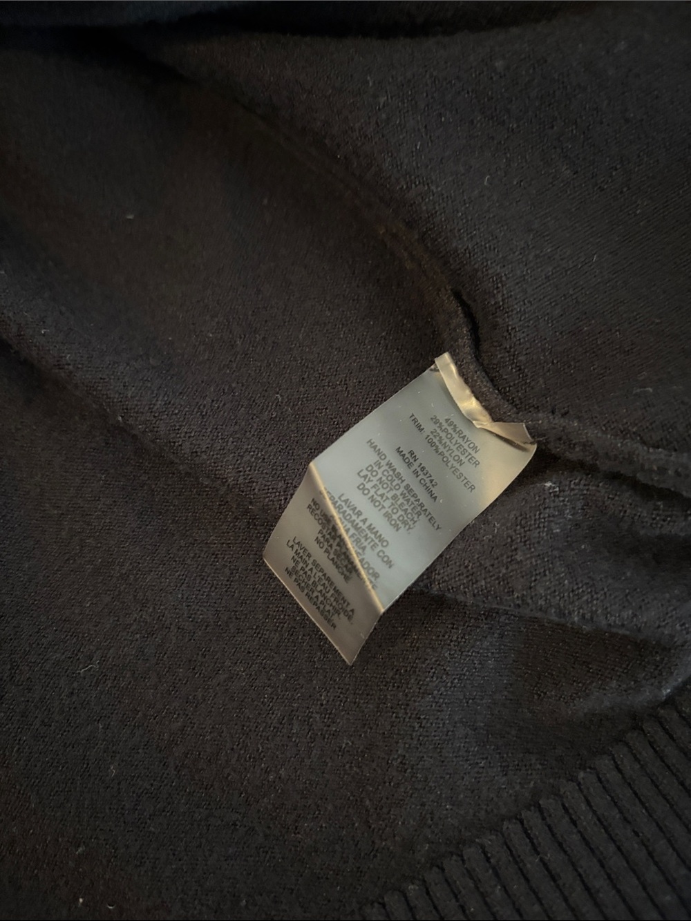 Sioni Milano black knit sweater with puff sleeve - Picture 11 of 11